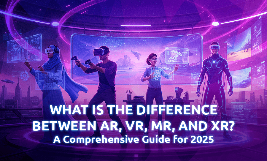 What Is the Difference Between AR, VR, MR, and XR? A Comprehensive Guide for 2025